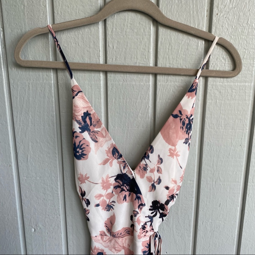 Yumi Kim Floral Midi Dress in Pink and Blue - Picture 6 of 14